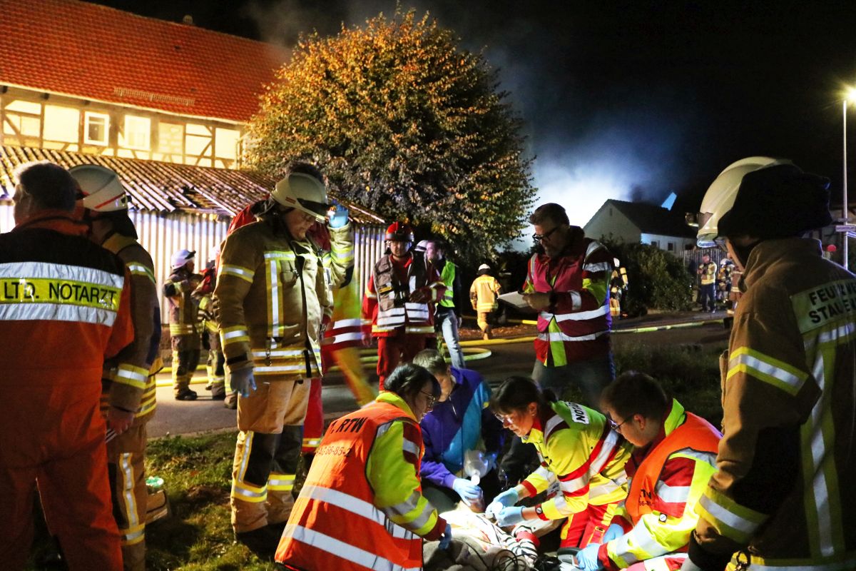 Party endete mit Brand und Verletzten