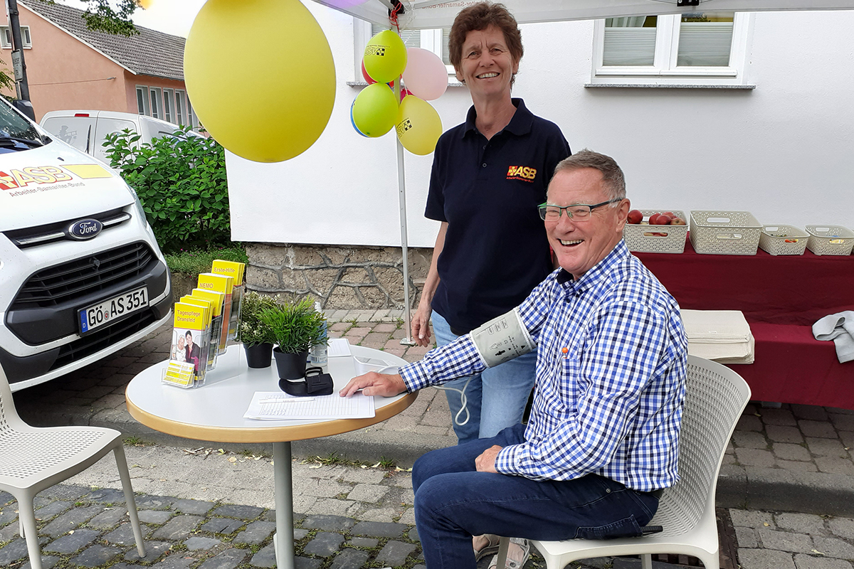 ASB-Stand beim Hasenmelkerfest